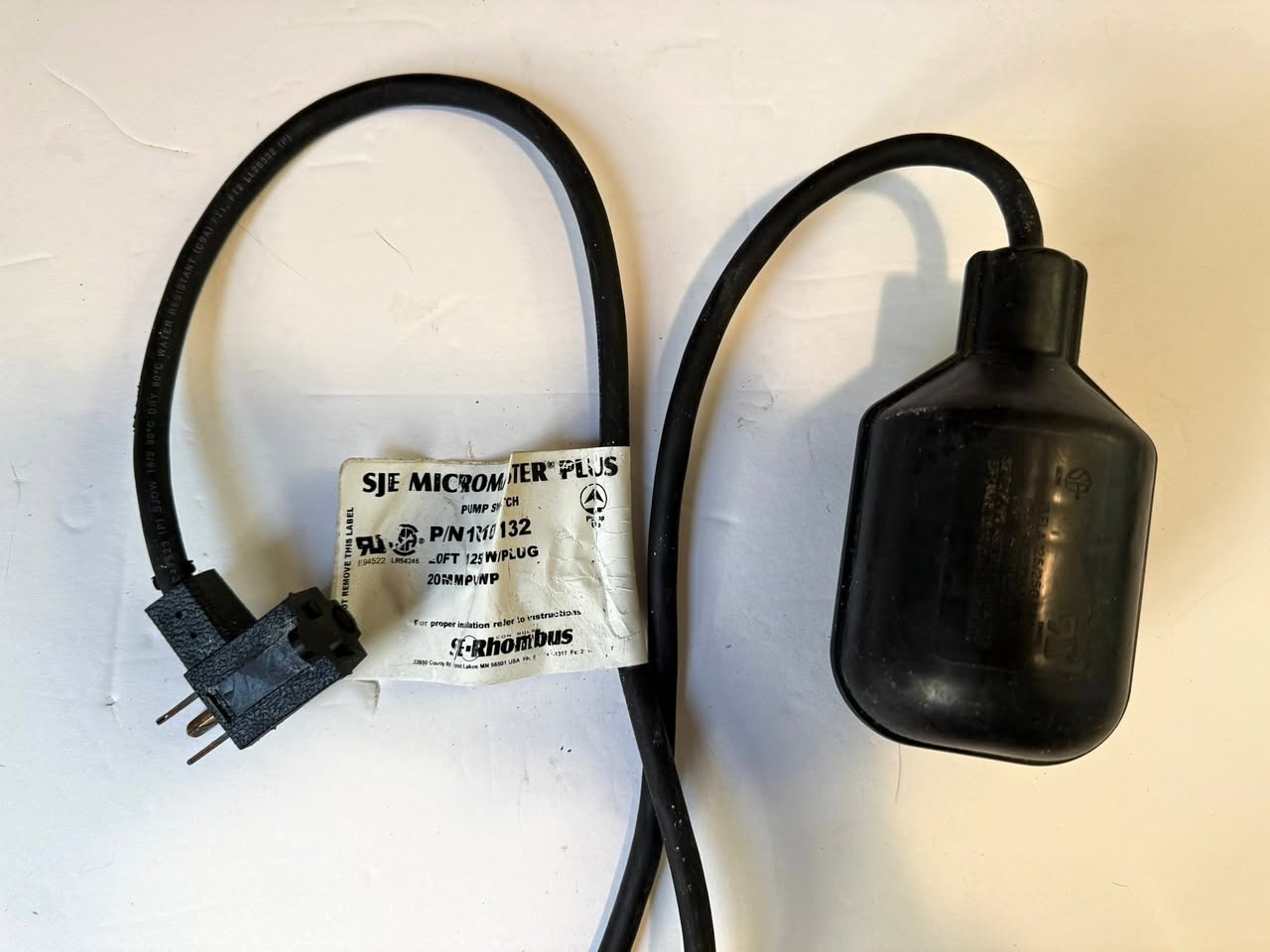 SJE MicroMaster Plus Pump Switch