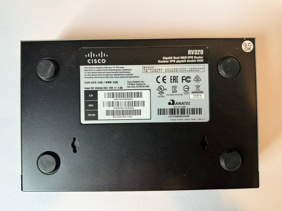 Cisco RV320 Dual WAN VPN Router - photo 5