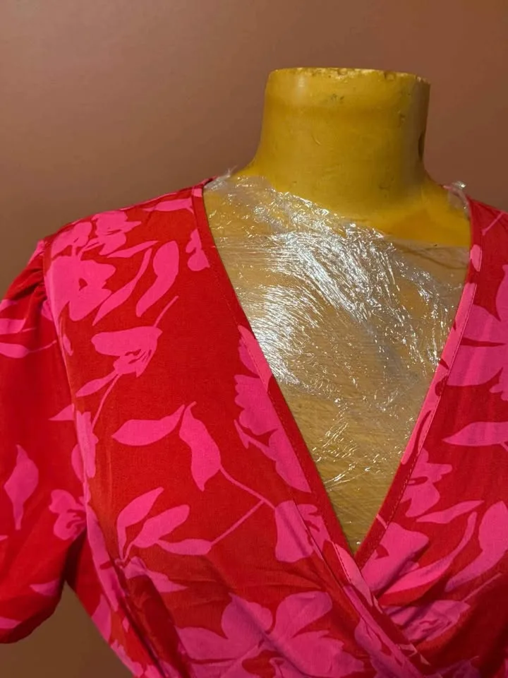 🎃 Brand New Size XL – Pretty Garden Wrap Maxi Dress ❤️🌺 image indicator(2)