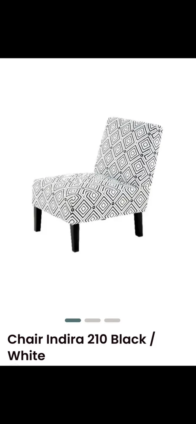 Black/White Chair