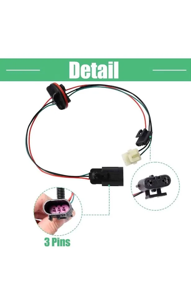 2 Pcs Headlight Lamp Wiring Harness Dodge Ram image indicator(3)