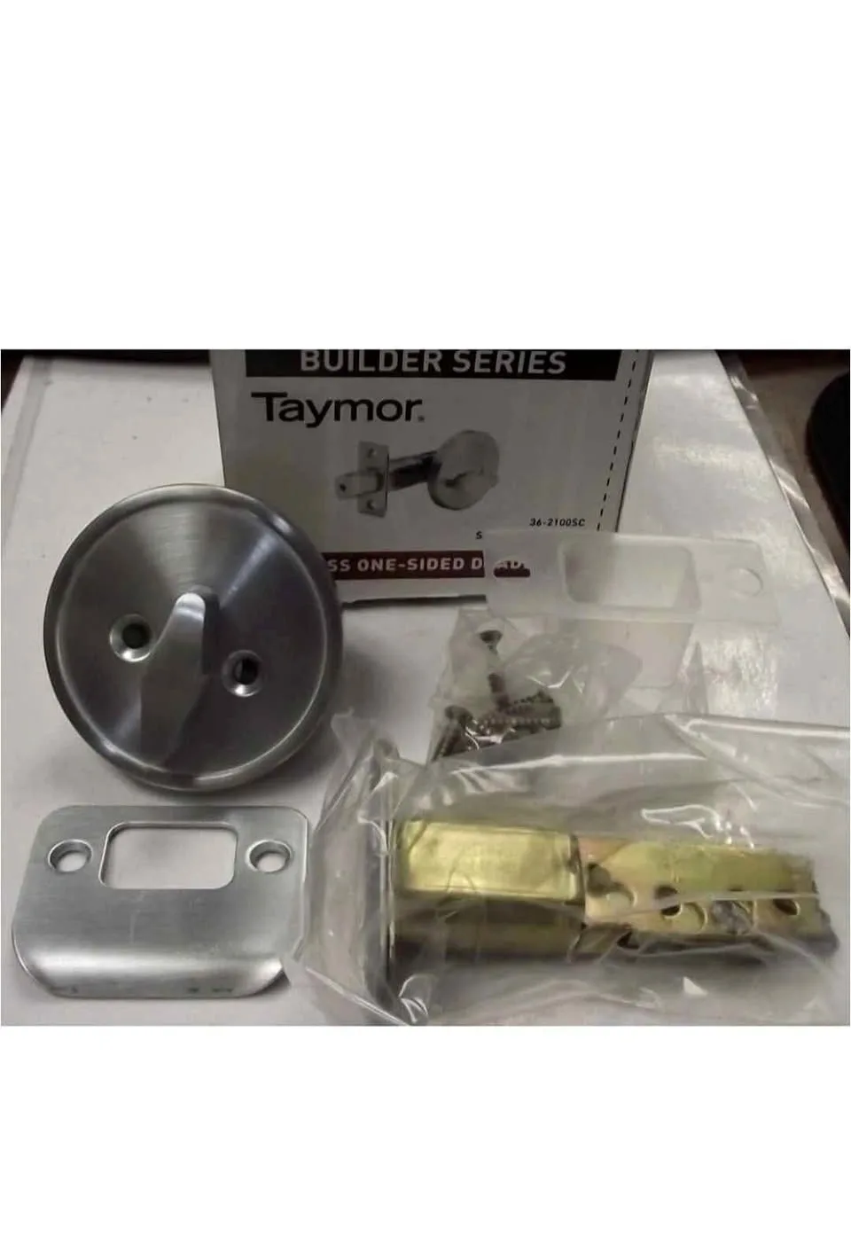 Taymor Deadbolt Satin Nickel Builder Series thumbnail