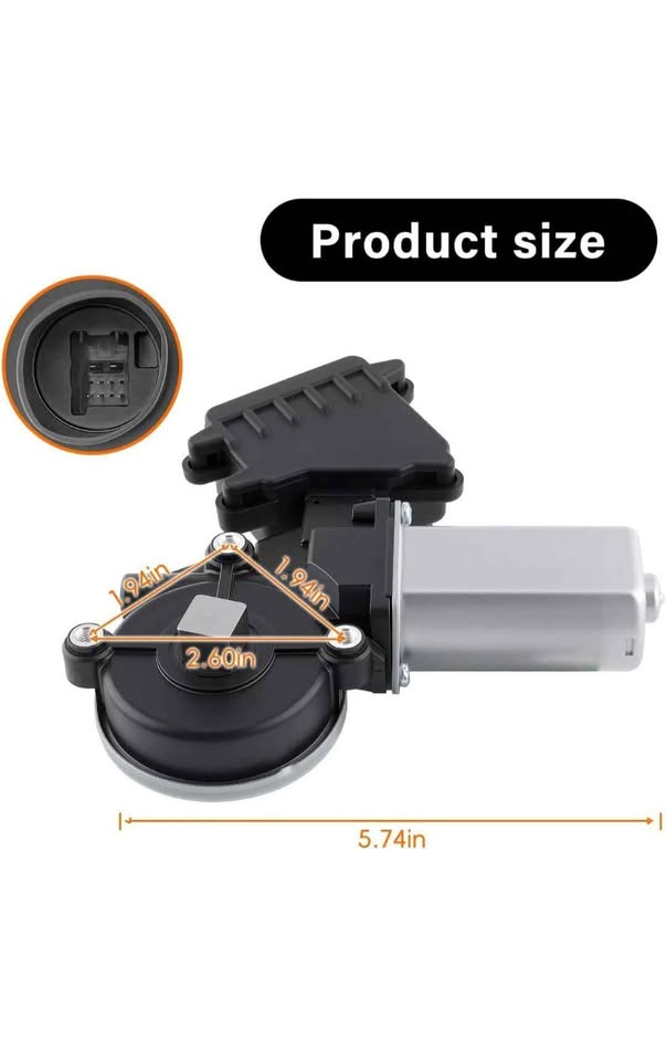 Electric Window Regulator Motor for Vehicle Left Front Door - photo 4