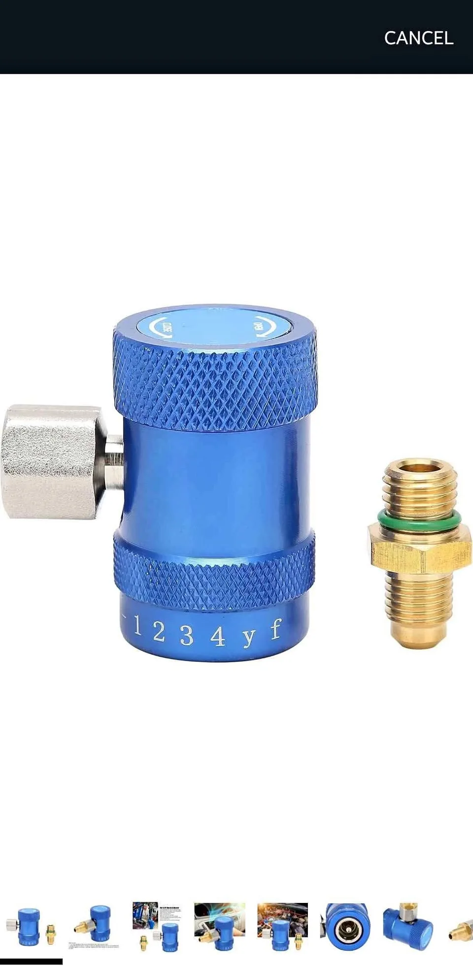 R1234FY Car Air Conditioning Refilling Coupler thumbnail