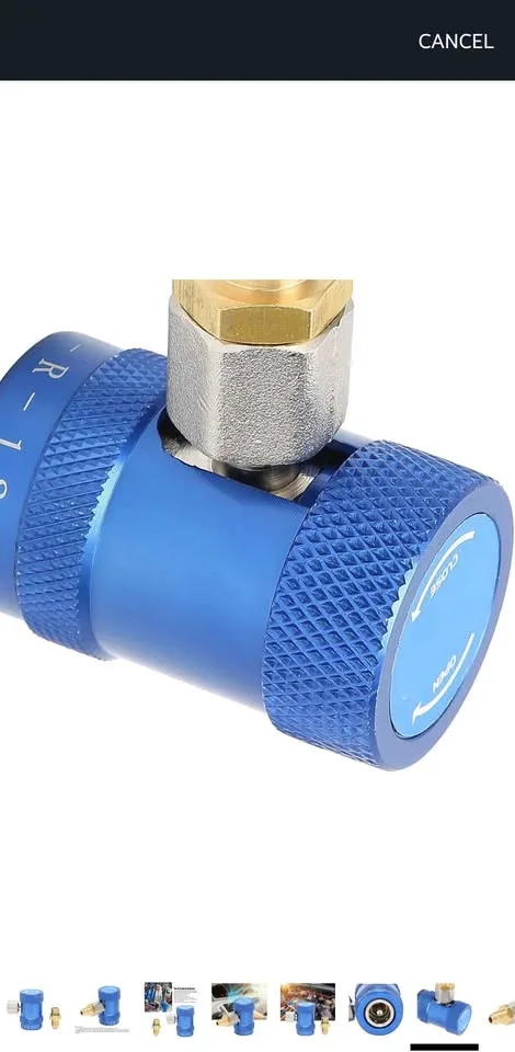 R1234FY Car Air Conditioning Refilling Coupler image indicator(7)