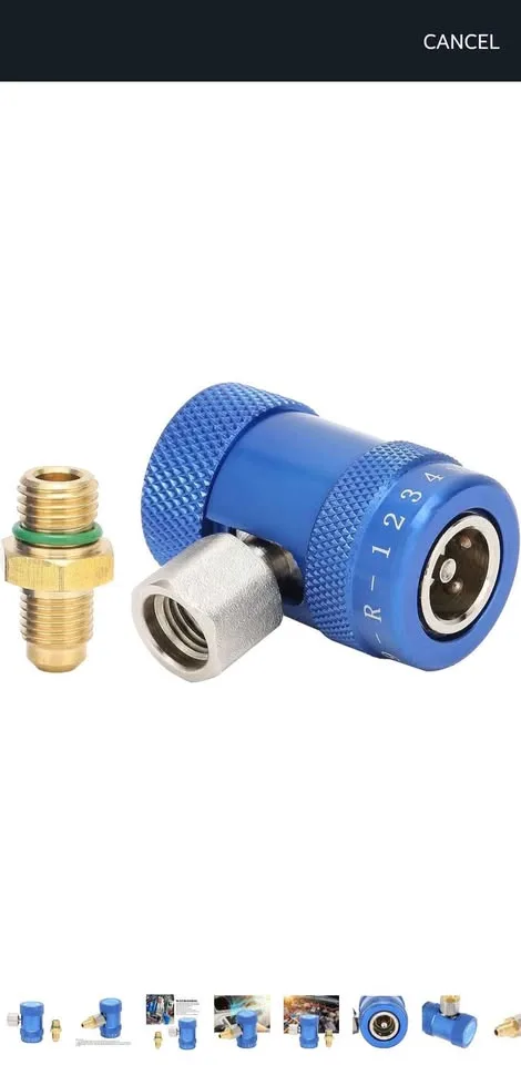 R1234FY Car Air Conditioning Refilling Coupler image indicator(9)