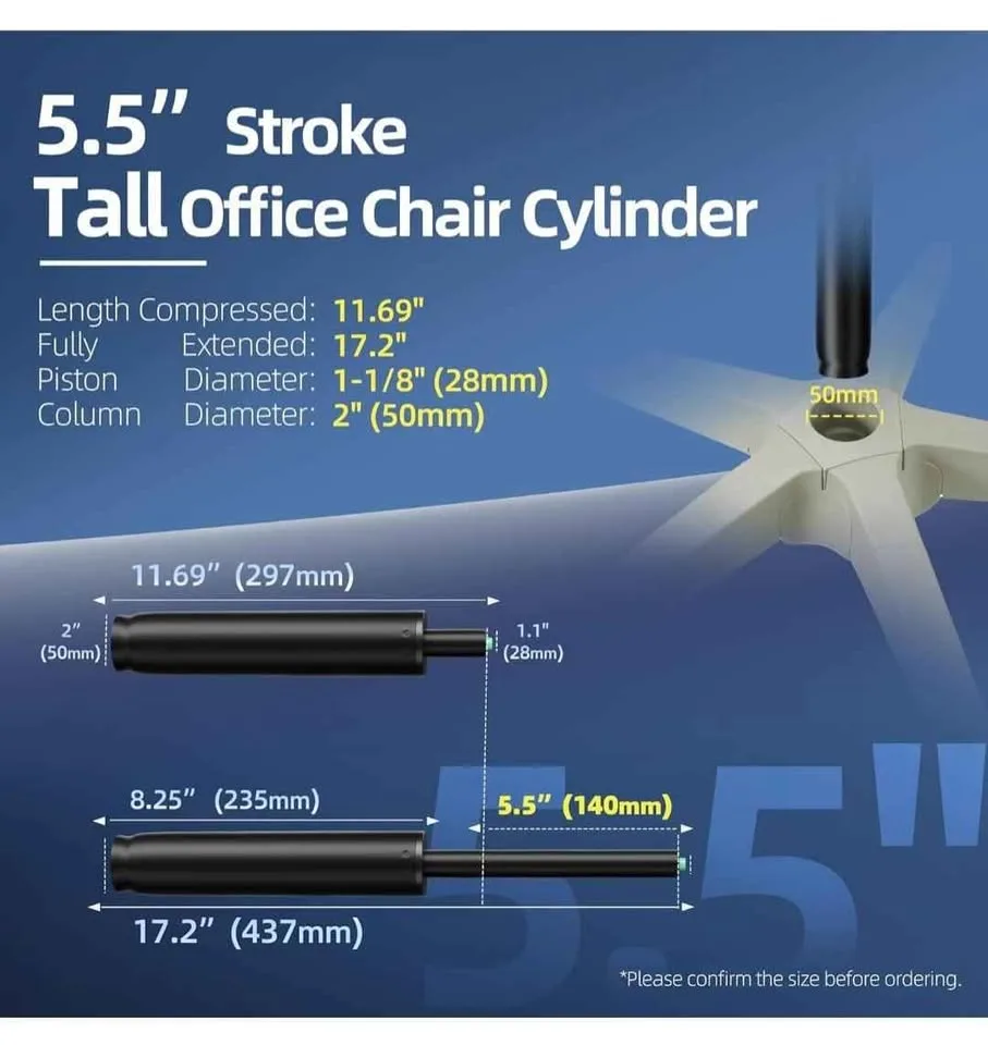 Office Chair Gas Lift Cylinder Replacement image indicator(2)