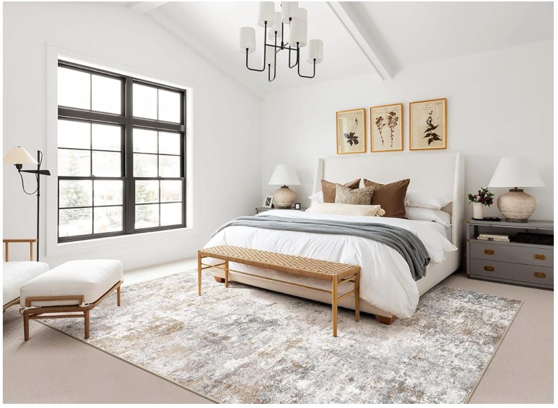 Uermei 10x12 area rug dark brown - photo 5