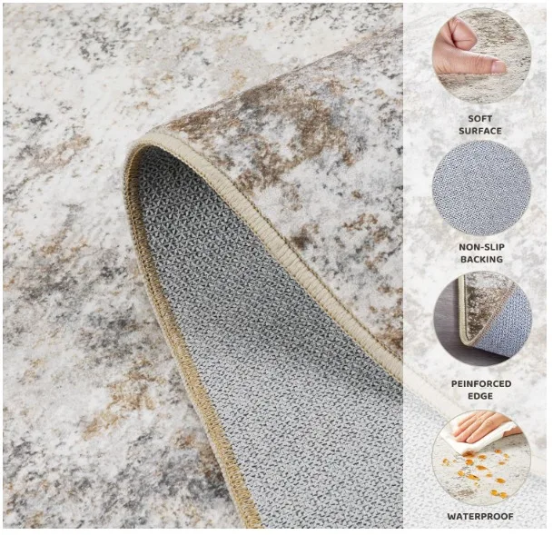 Uermei 10x12 area rug dark brown image indicator(7)