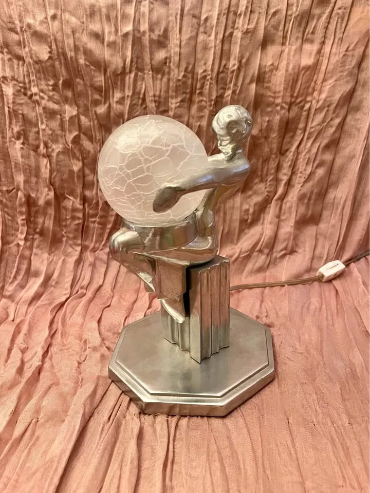 ART DECO LAMP FRANKART SARSAPARILLA VINTAGE image indicator(2)