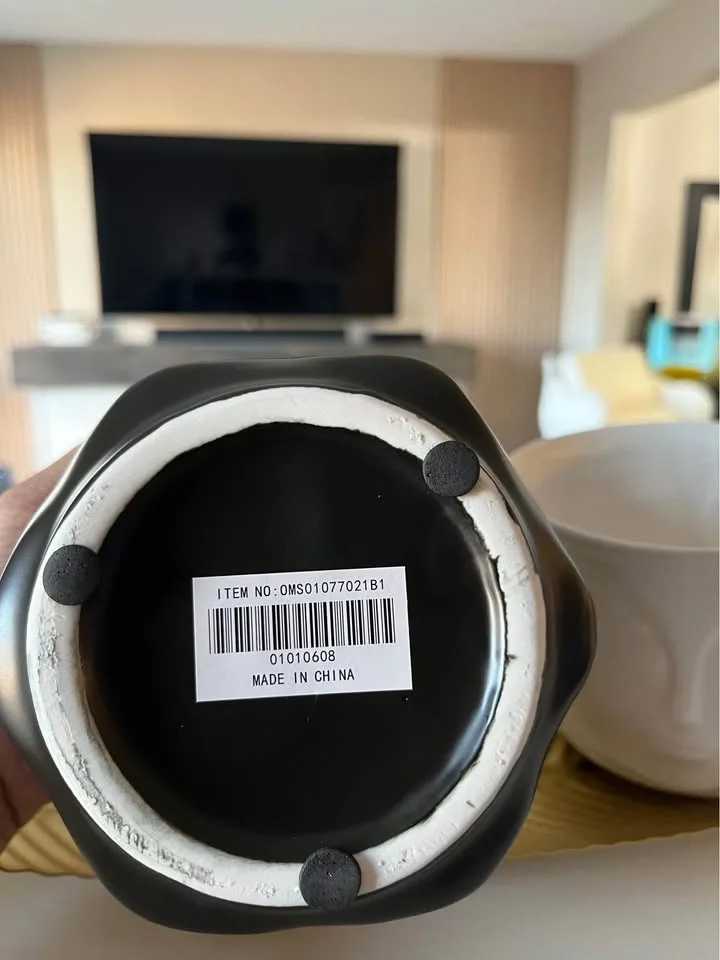 *NEW* SMALL Ceramic decor for plants, candles (white SOLD) image indicator(5)