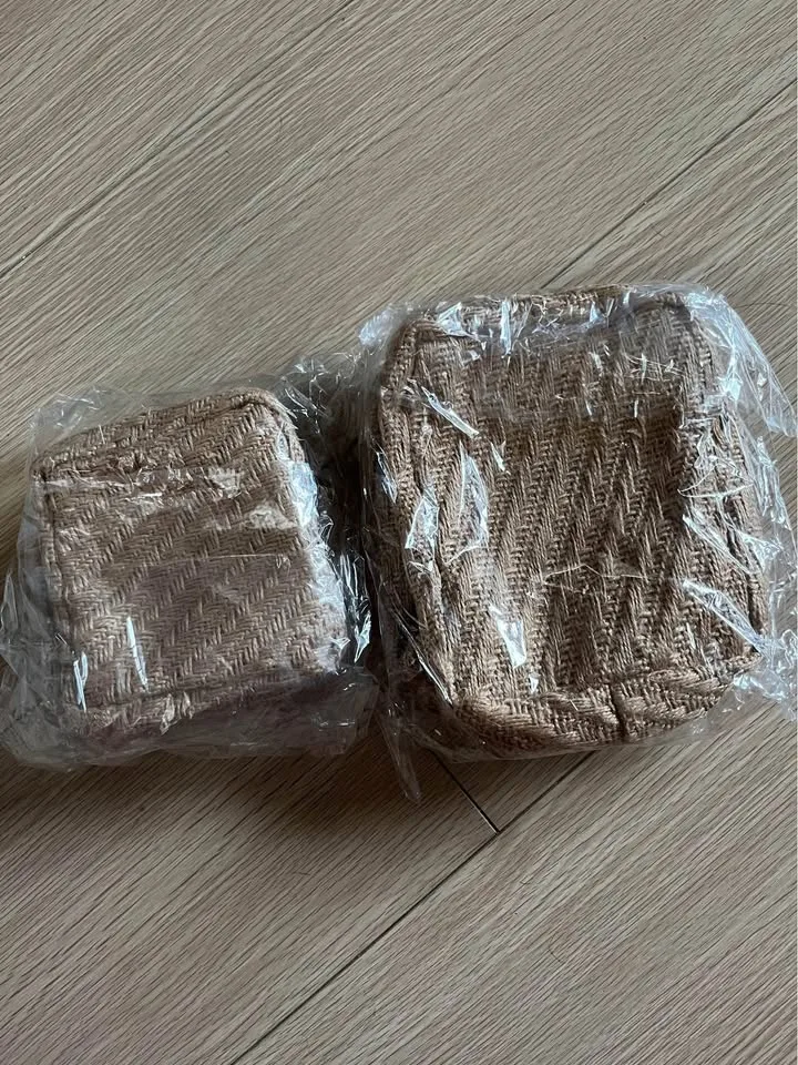 *NEW* Woven Jute Baskets (2) Rope Storage, Flower Pot image indicator(7)