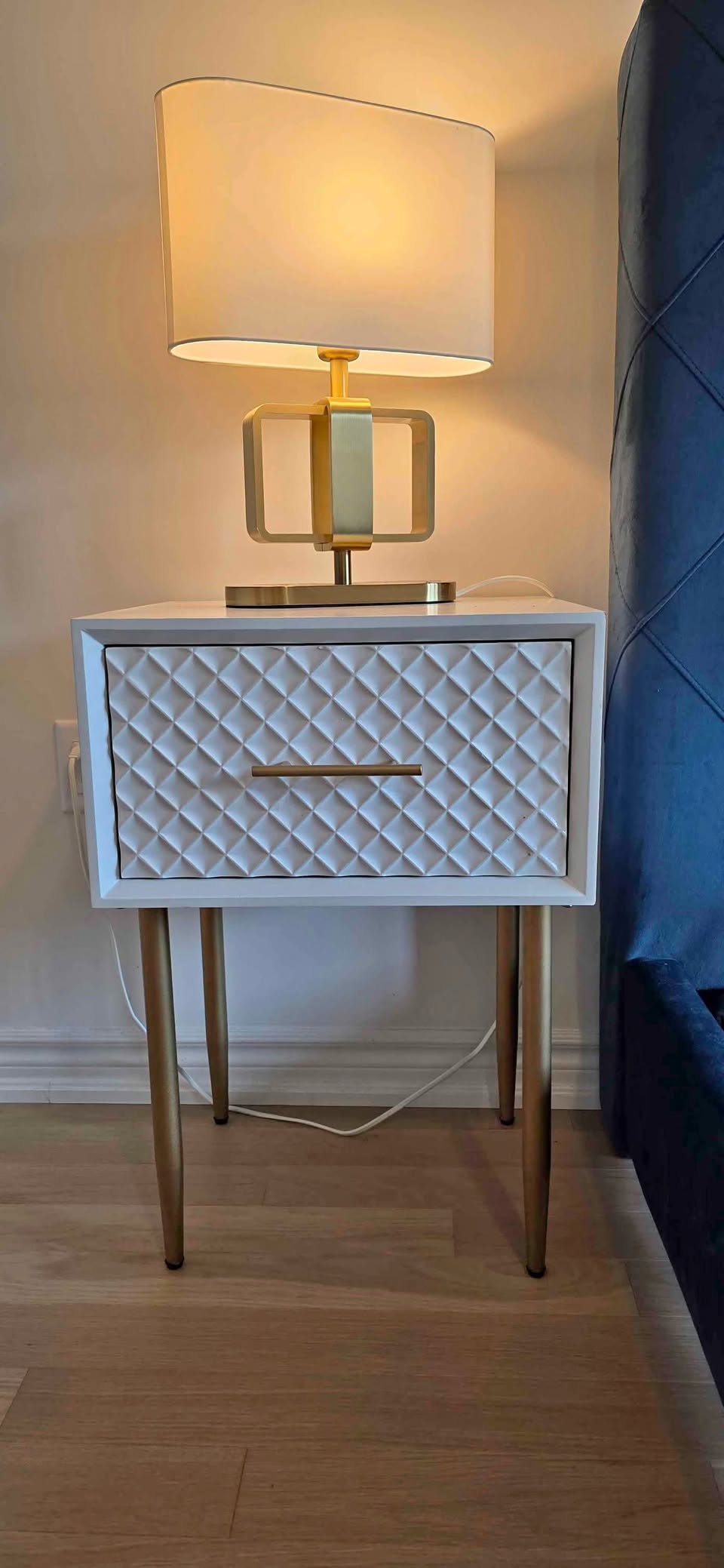 2 nightstands $200 each COZAYH Modern White Nightstand