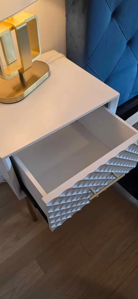 2 nightstands $200 each COZAYH Modern White Nightstand image indicator(5)