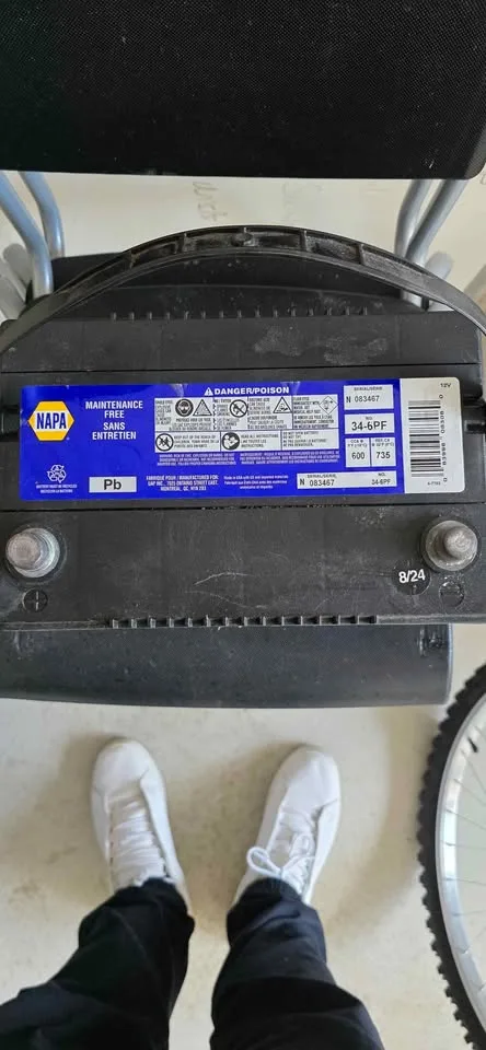 NAPA PROFORMER Battery BCI No. 34 600 CCA image indicator(3)