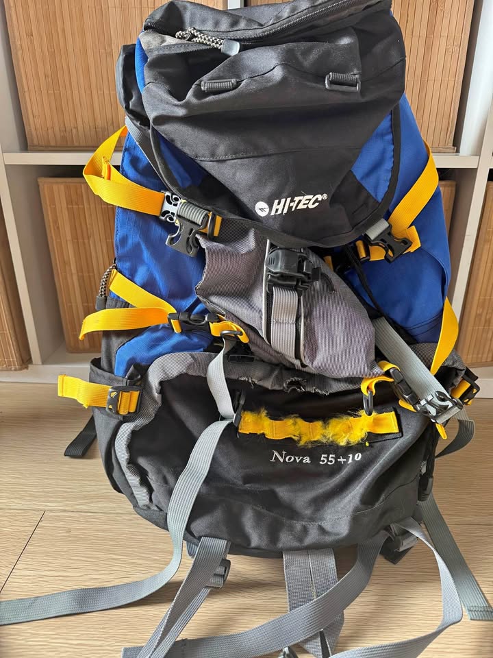 Hi-Tec Nova 50 + 10 Hiking Camping Backpack