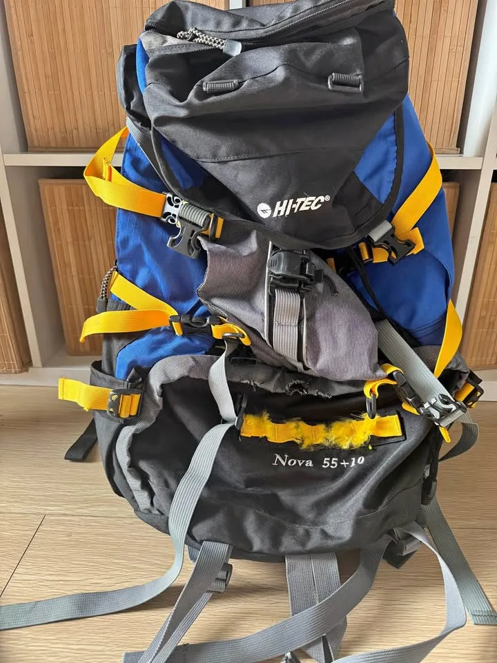 Hi-Tec Nova 50 + 10 Hiking Camping Backpack thumbnail