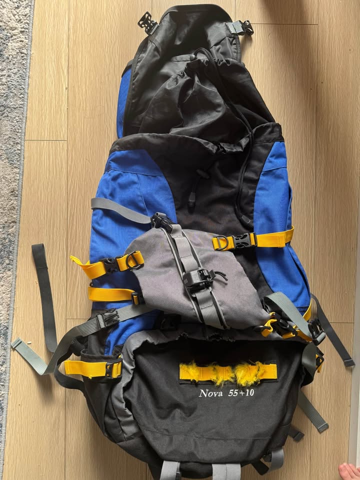 Hi-Tec Nova 50 + 10 Hiking Camping Backpack - photo 3