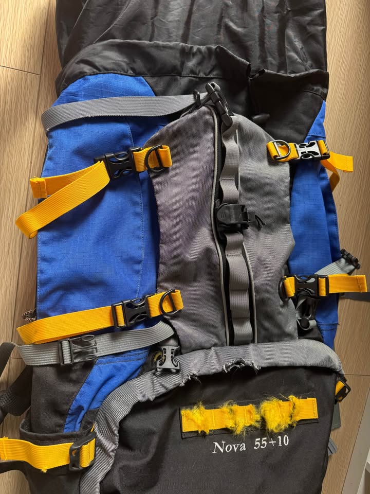 Hi-Tec Nova 50 + 10 Hiking Camping Backpack - photo 4