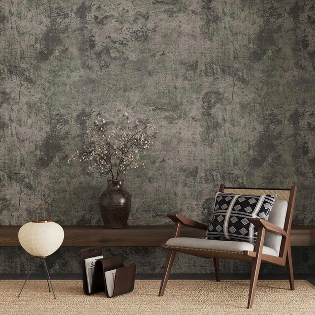 VaryPaper 32"x354" Weathered Industrial Concrete Wallpaper - photo 4