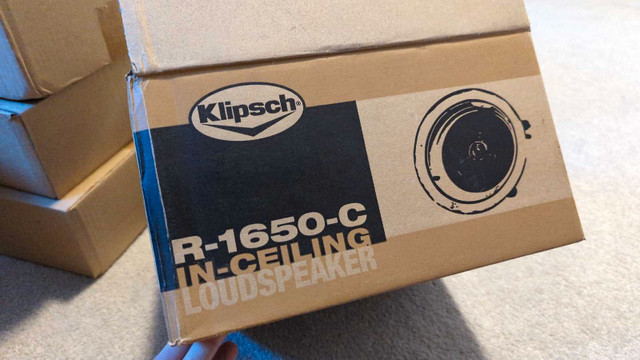 NEW Klipsch R1650C 6.5" In-Ceiling Speaker - Single