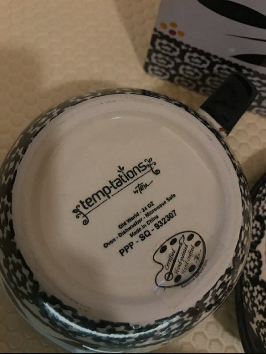 TEMP-TATIONS Old World Soup Bowl with Lid Spoon & Cover - photo 2