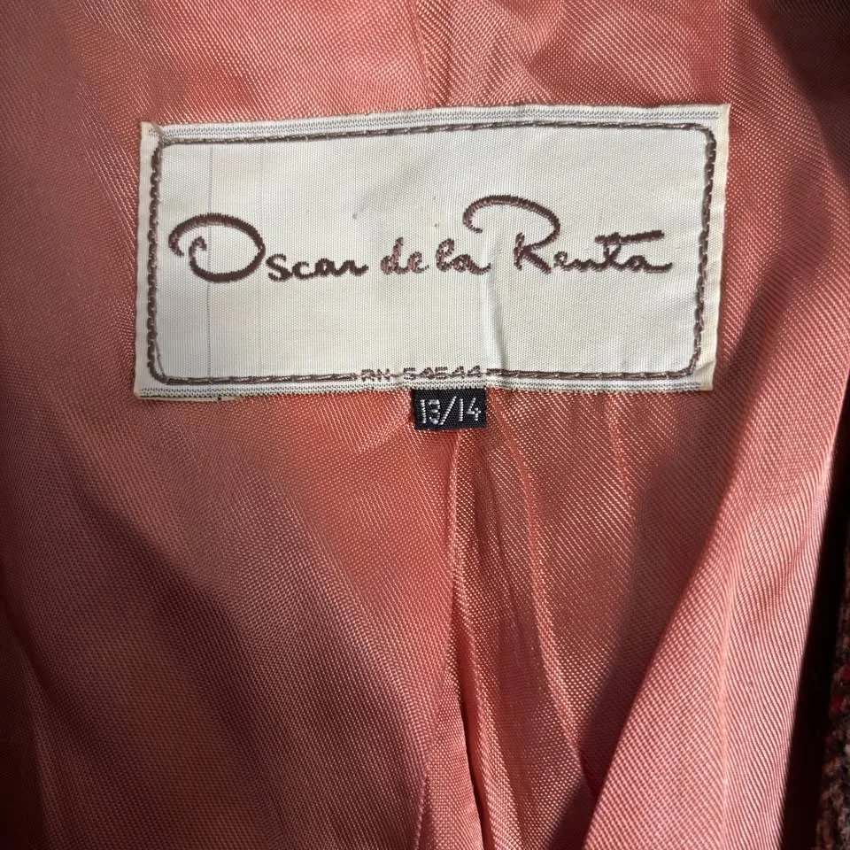 Vintage Oscar de la Renta Blazer Womens 13/14 image indicator(3)