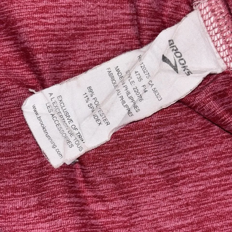 Brooks Running 1/4 Zip Pullover Women’s L Red image indicator(6)