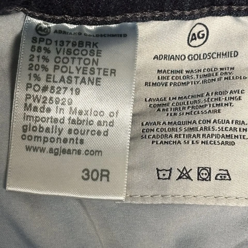 AG Adriano Goldschmied Farrah Skinny Jeans 30R image indicator(7)