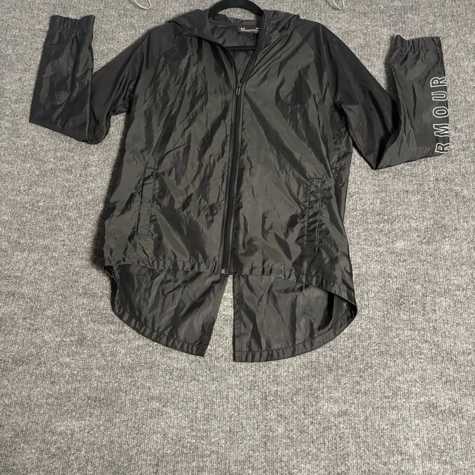Under Armour Windbreaker Jacket Mens Small Black image indicator(3)
