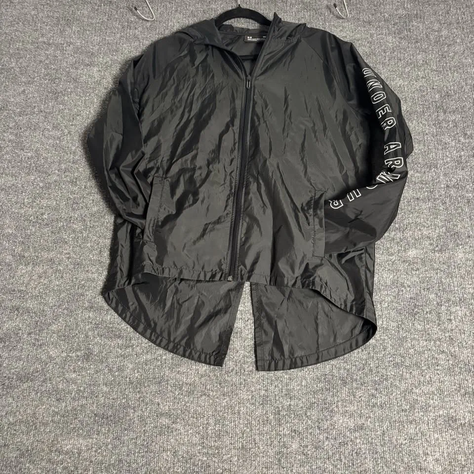 Under Armour Windbreaker Jacket Mens Small Black image indicator(4)