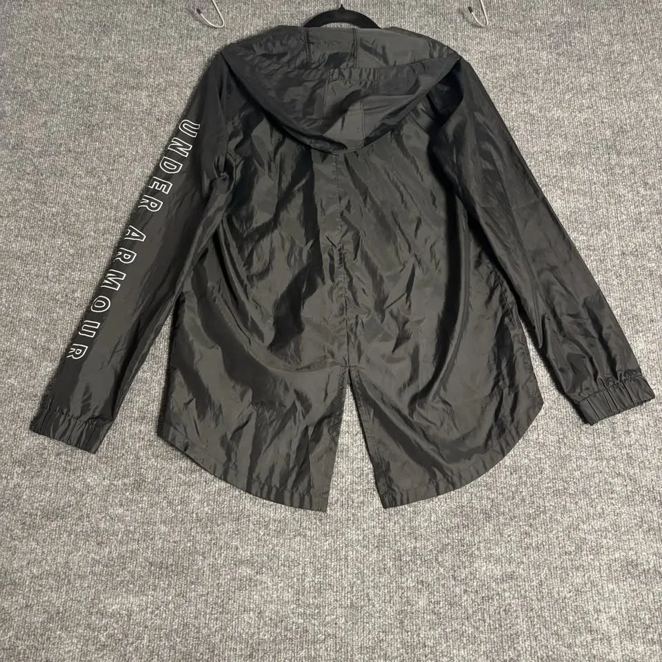 Under Armour Windbreaker Jacket Mens Small Black image indicator(5)