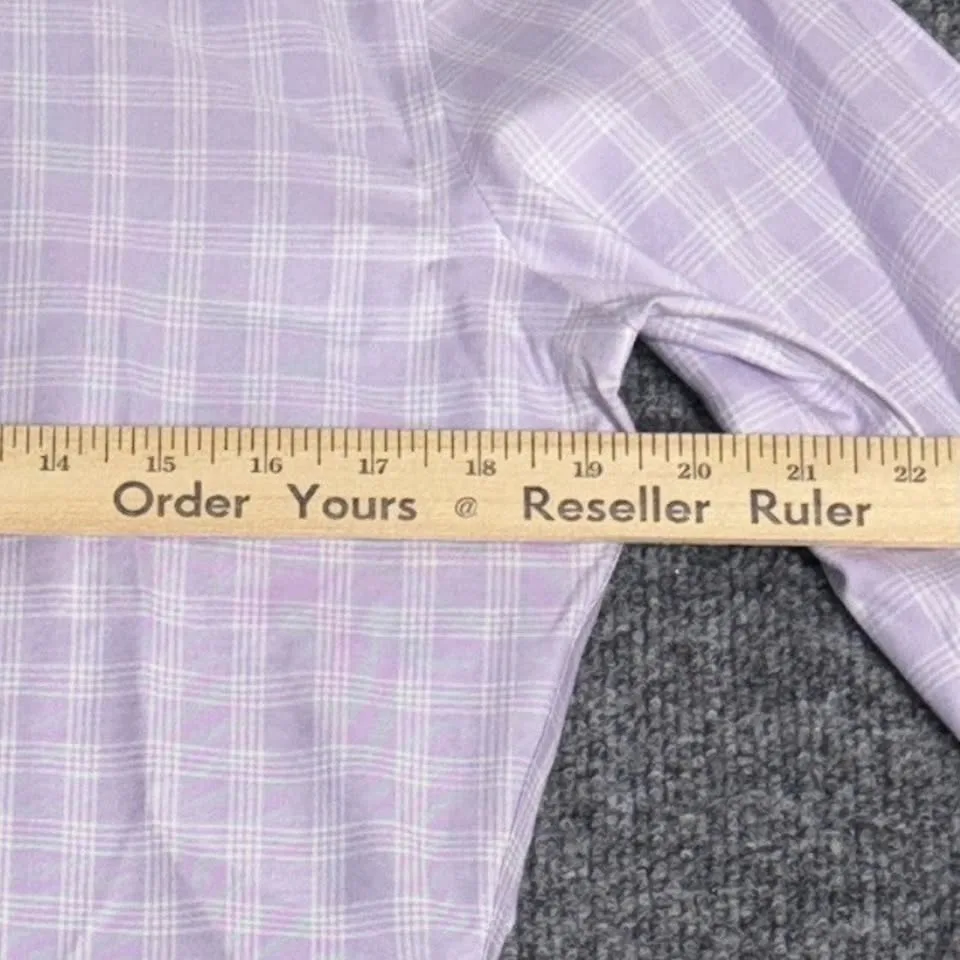 Proper Cloth Dress Shirt Men’s L Lavender Non-Iron image indicator(9)