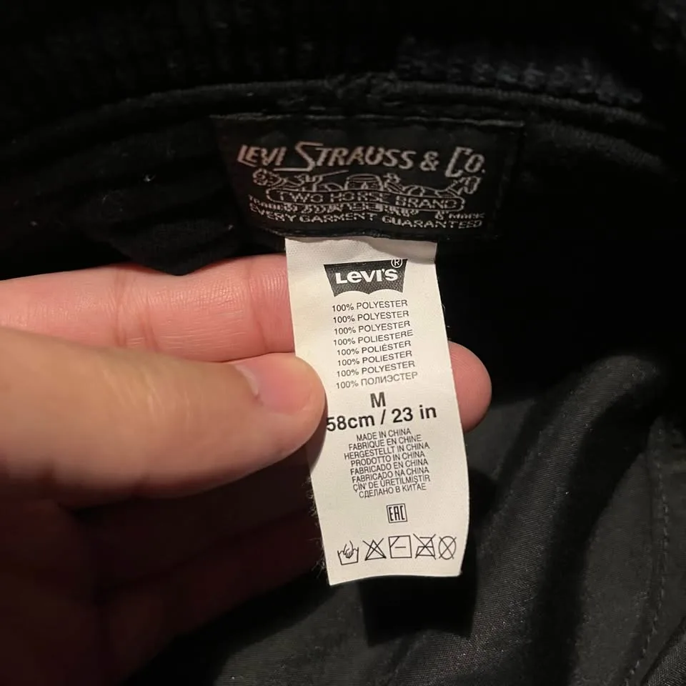 Levi's - NAVY CORDUROY BUCKET HAT image indicator(4)