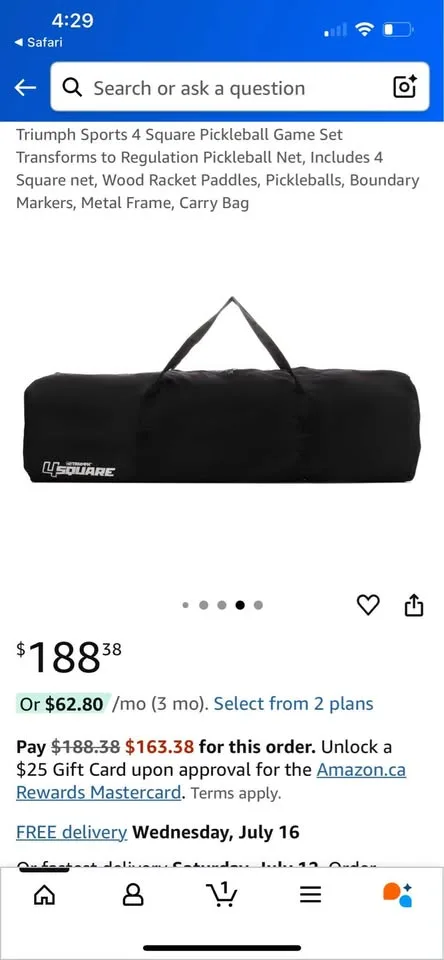 Triumph 4 square pickleball set image indicator(9)