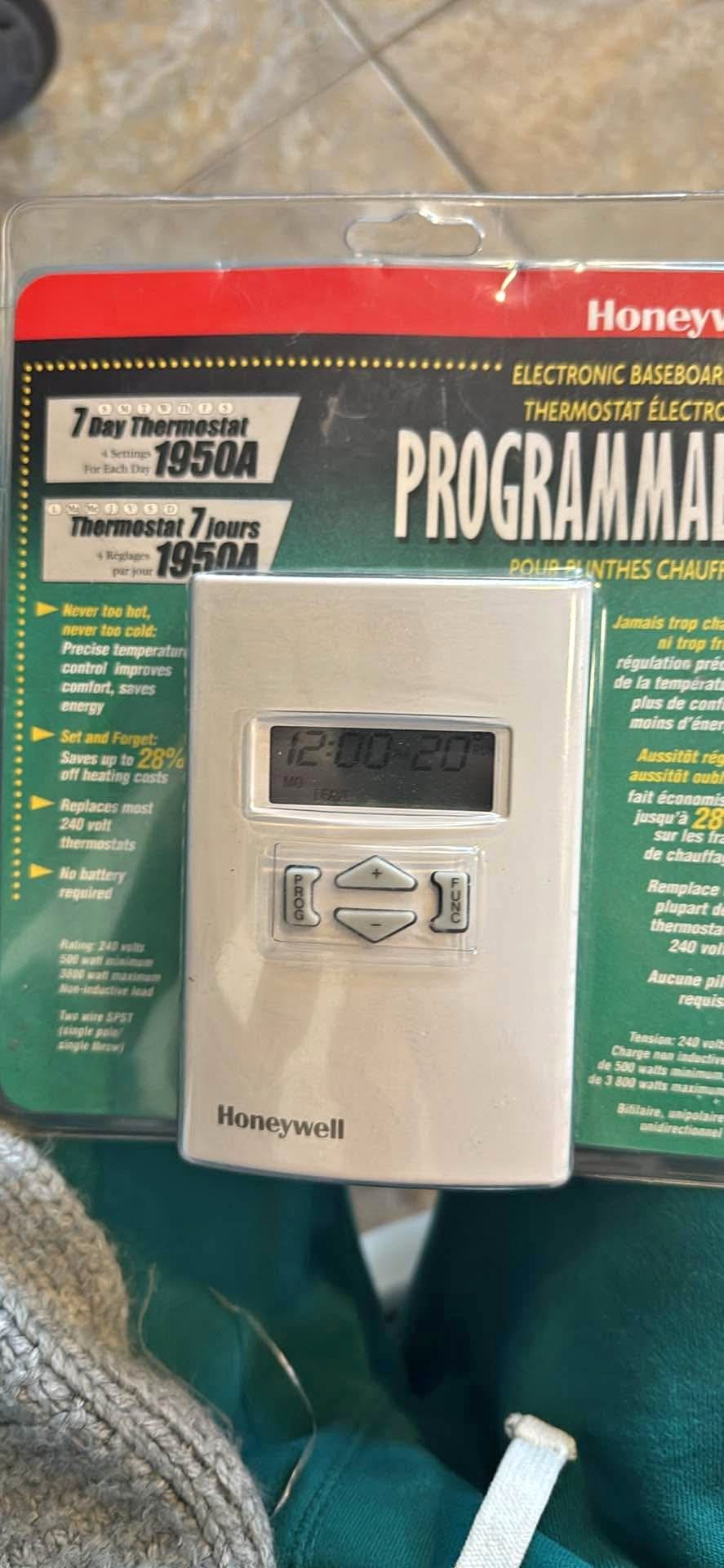 programmable thermostat