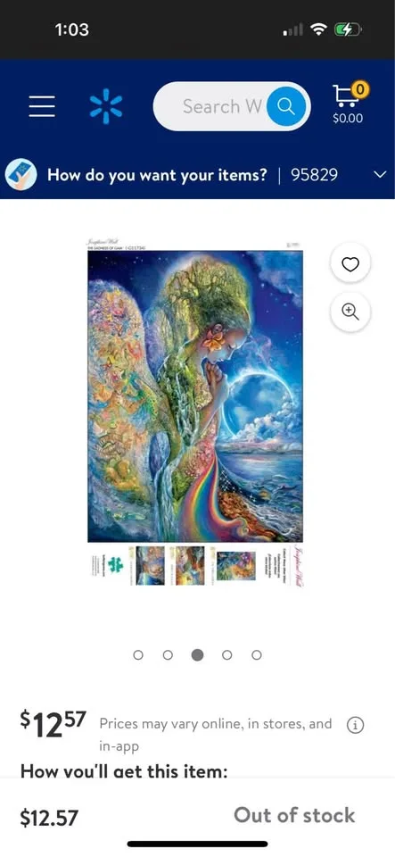 1000 pc Josephine Wall - The Sadness of Gaia Puzzle image indicator(2)