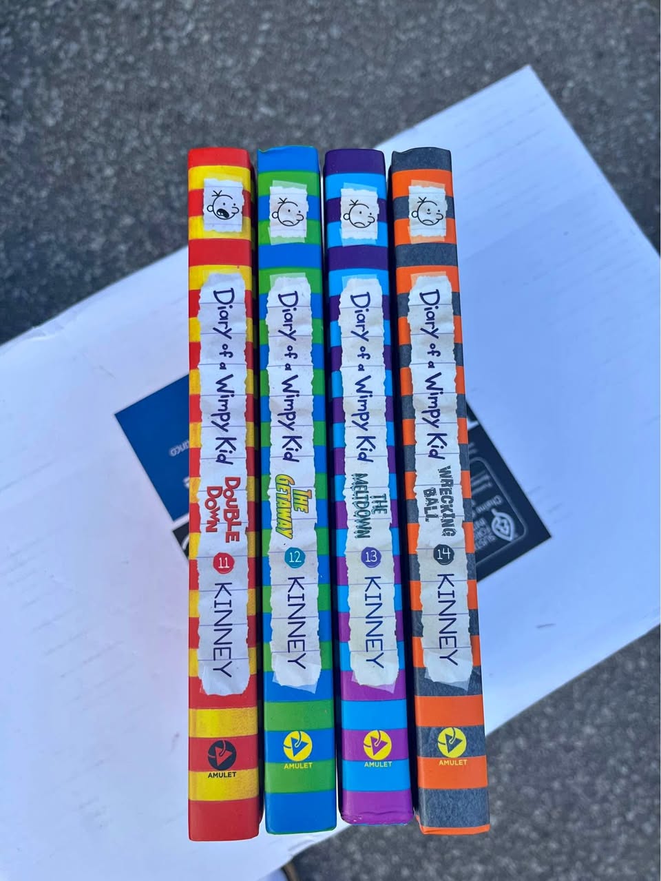 Diary of a wimpy kid books 11-14