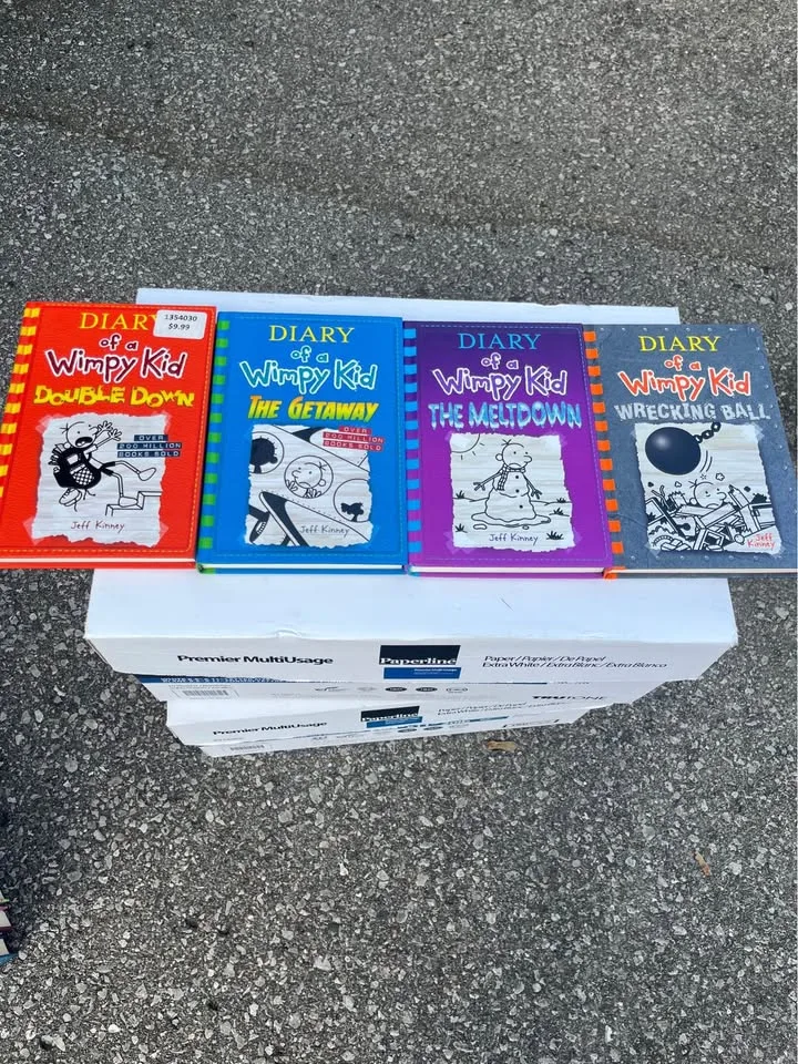 Diary of a wimpy kid books 11-14 image indicator(2)