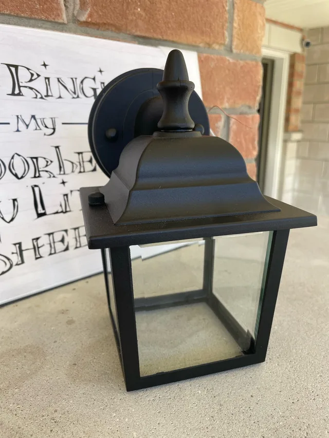 New Outdoor Light Fixture thumbnail
