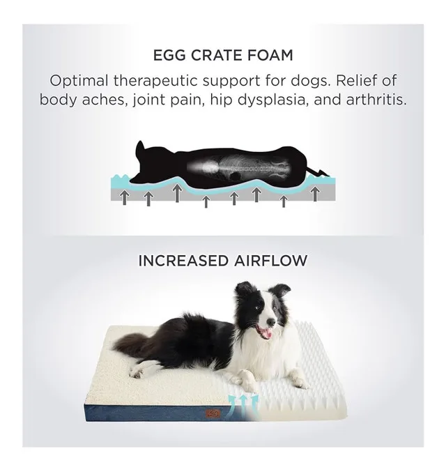 New orthopaedic memory foam Dog Bed image indicator(3)