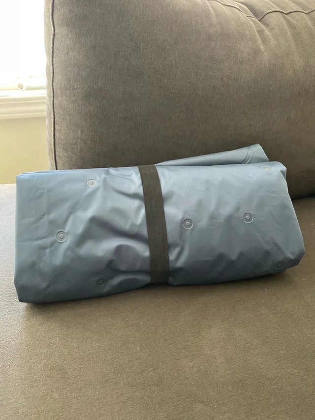New double inflating sleep camping pad BUILT IN PUMP thumbnail