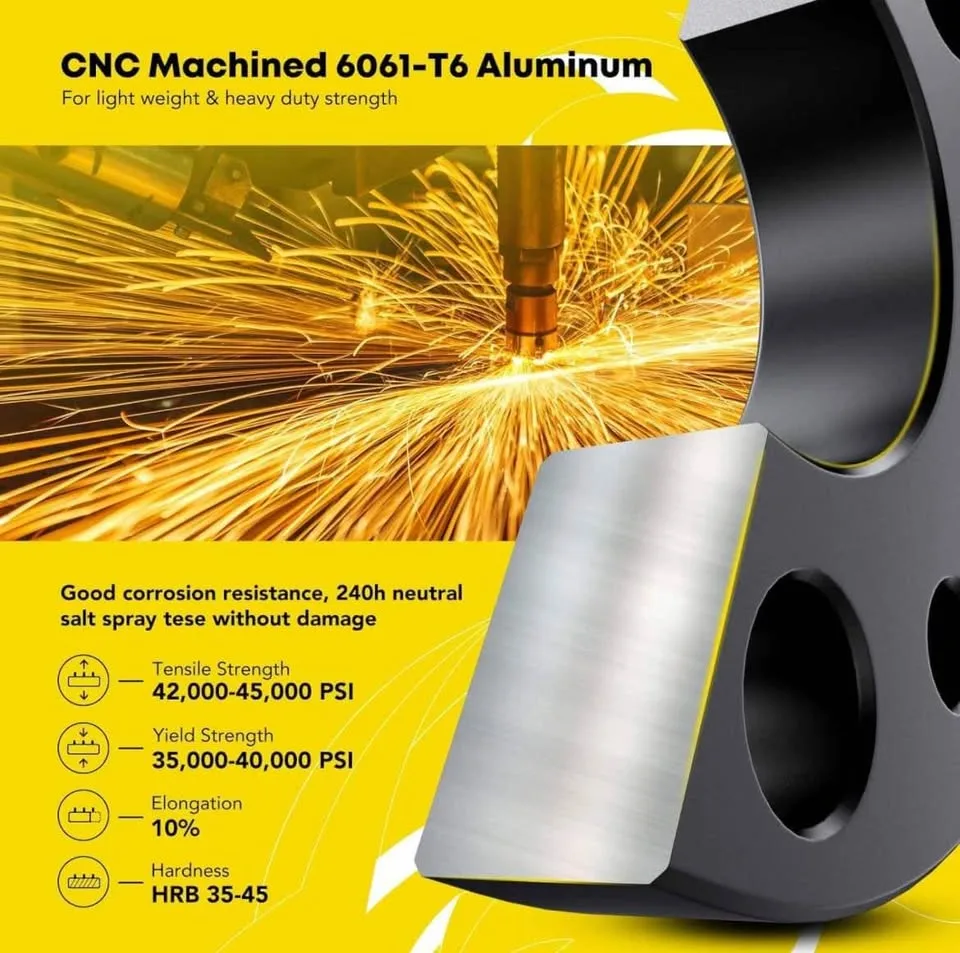 New 5x4.75 Wheel Spacers 2” Fits Chevy Camaro Corvette image indicator(4)