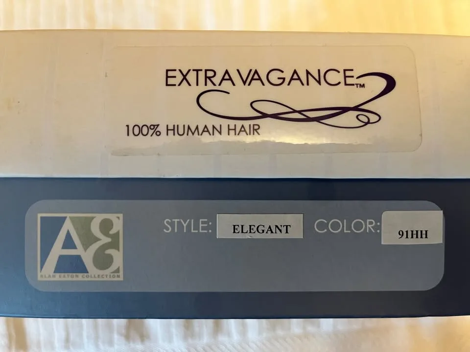 Alan Eaton Wiglet - 100% Human Hair - 91HH - Never Worn image indicator(3)