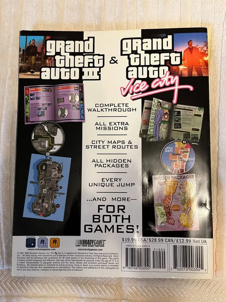 Grand Theft Auto III & Vice City - Brady Games Guide image indicator(2)