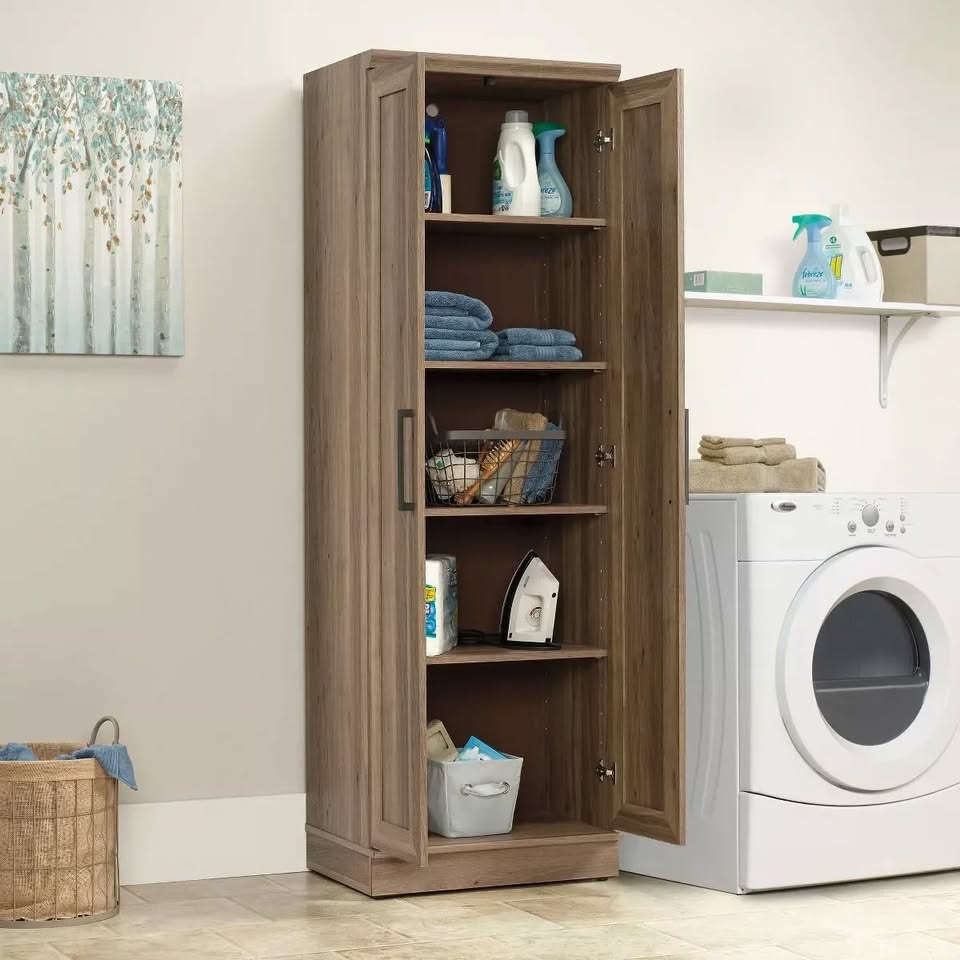 Dark Wood 5-Shelf Closet - photo 2