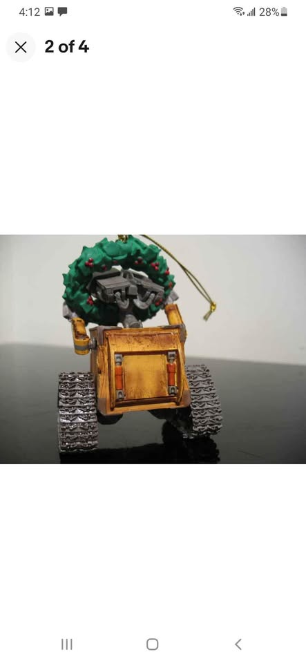 Wall E Grolier Christmas tree ornament presidents edition - photo 2
