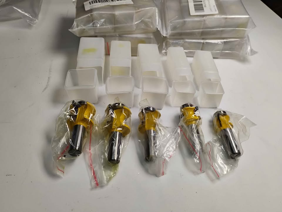 WOLFRIDE Bullnose Router Bit Set 1/2" Shank – 5 pcs (35 CAD) - photo 2