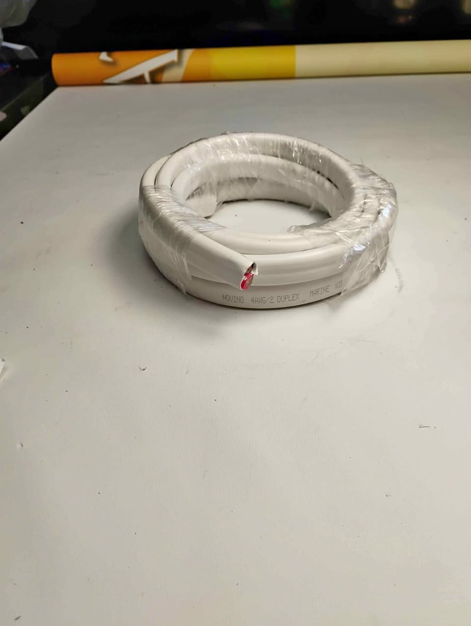 4AWG/2 Duplex Marine Wire 10ft – 100% Copper Boat/RV Cable – $30