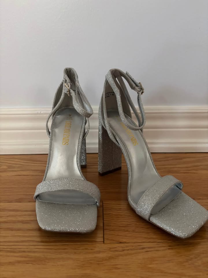 Silver Glitter Heels - photo 2